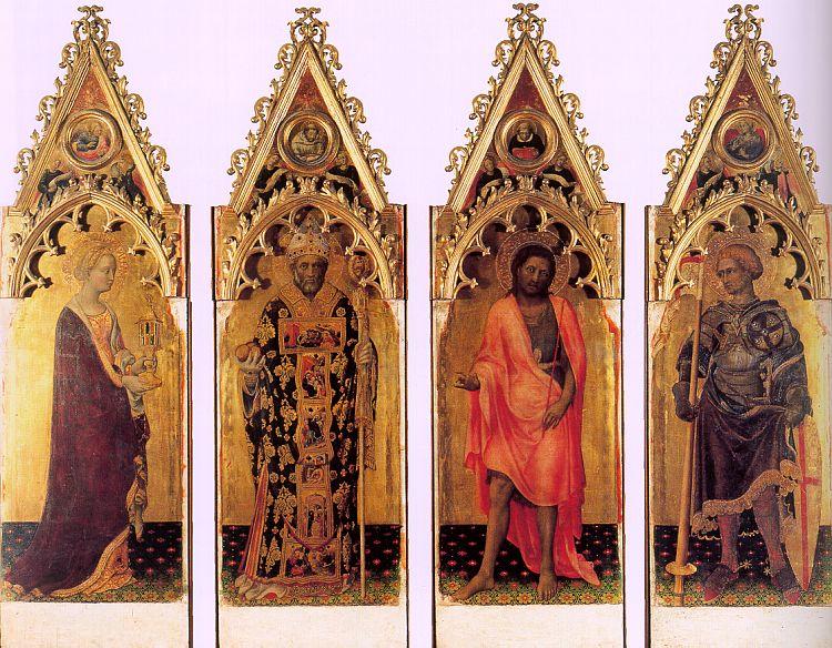 Gentile da  Fabriano Four Saints of the Quaratesi Polyptych Germany oil painting art